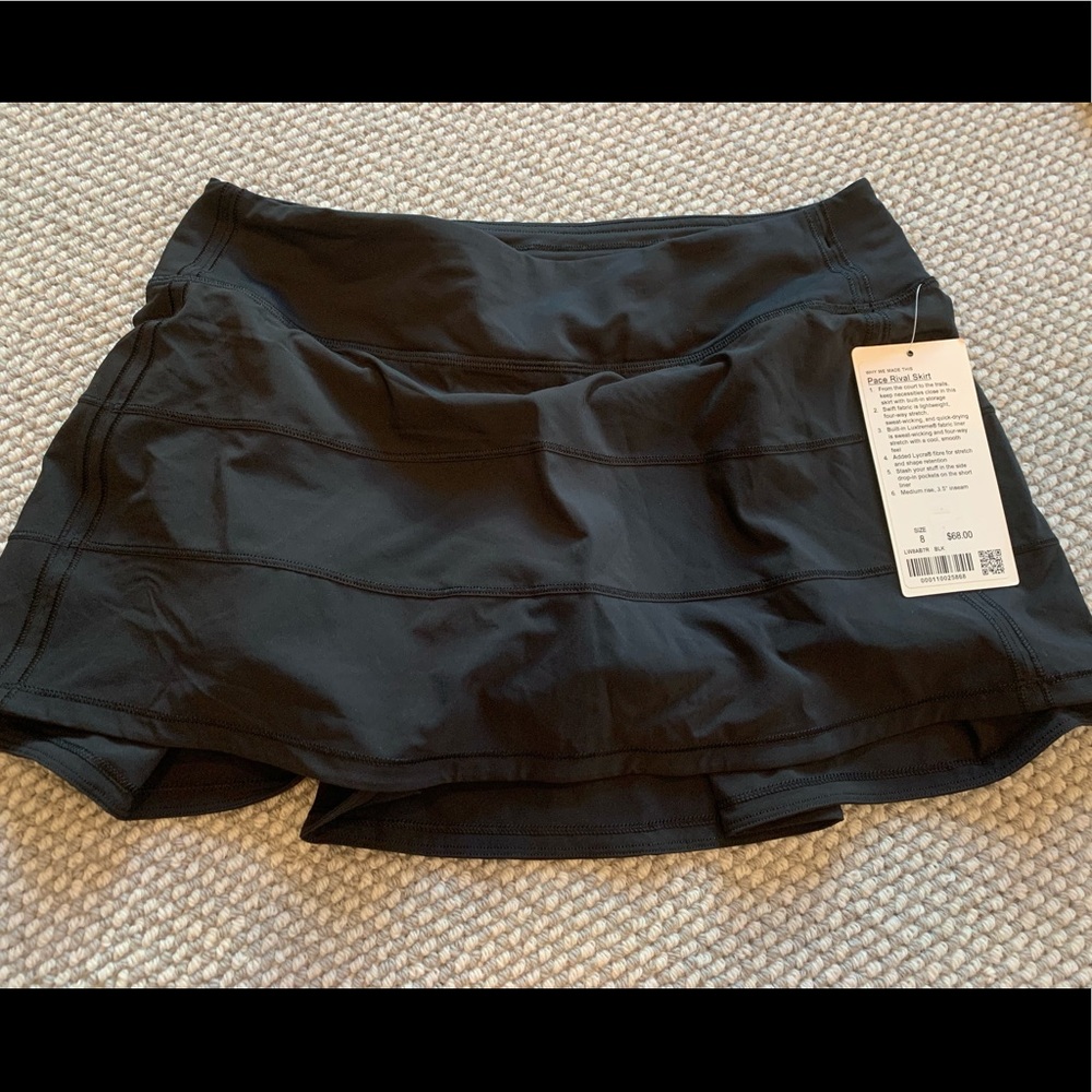 NWT - lululemon pace rival skirt